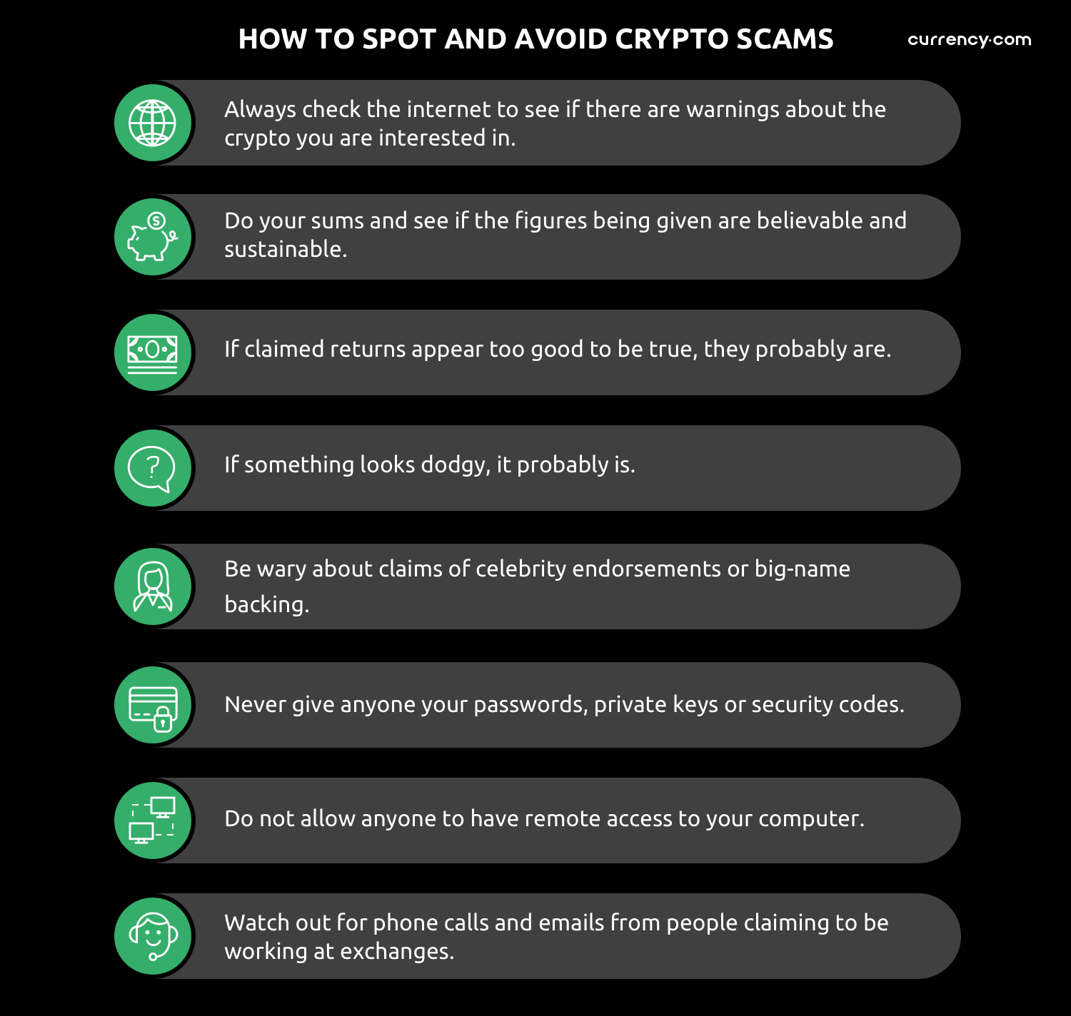 how to avoid cryptocurrency scams