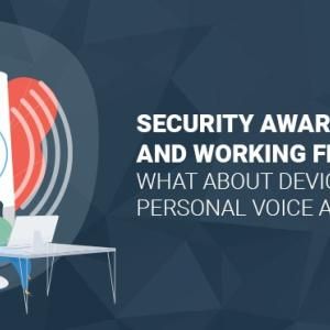 Security Awareness and Working From Home: What About Devices with Personal Voice Assistants?